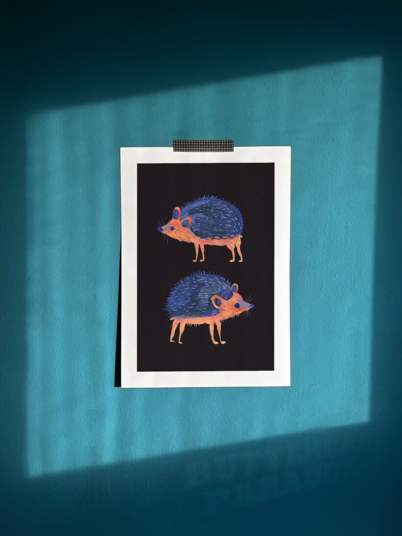 hedgehogs by buttercatparadox.com