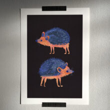 hedgehogs by buttercatparadox.com