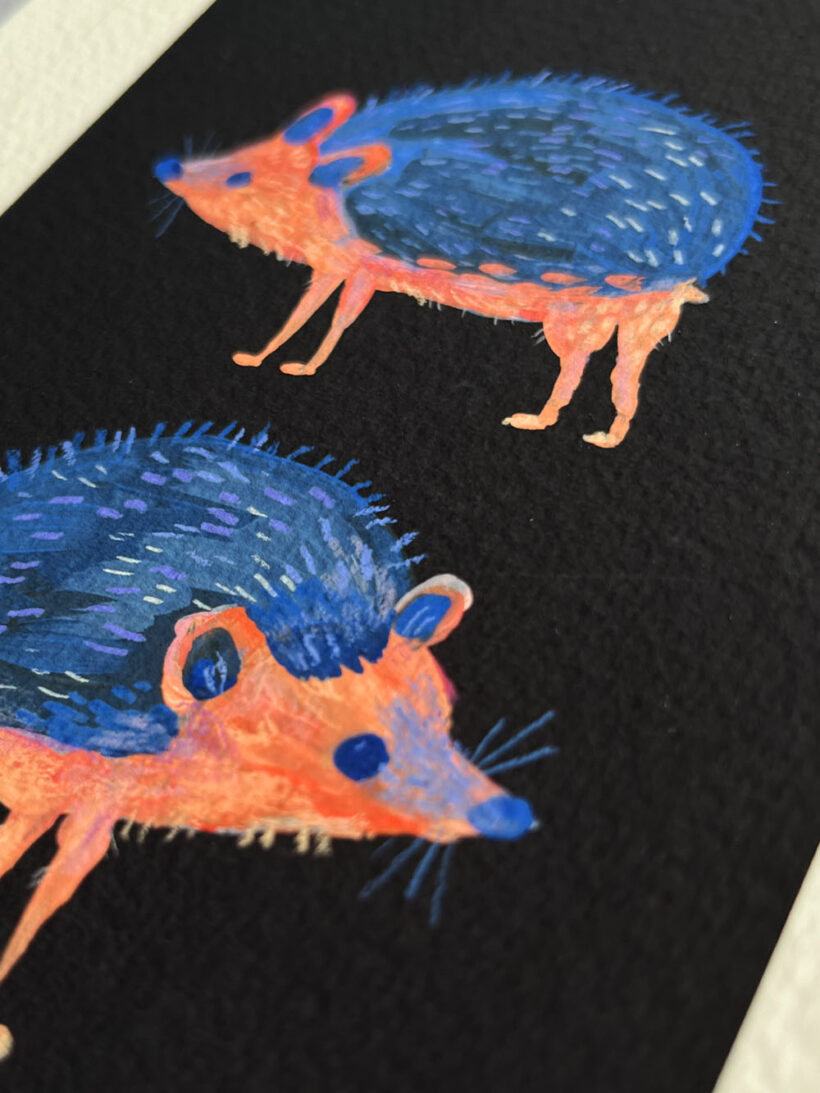 hedgehogs by buttercatparadox.com