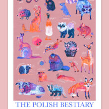 Polish meme animals bestiary by Buttercat Paradox Art print of famous polish meme animals like kurwa bober, myszokrowa, ratatuj or chomik.