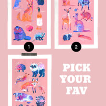 Polish meme animals bestiary by Buttercat Paradox Art print of famous polish meme animals like kurwa bober, myszokrowa, ratatuj or chomik.