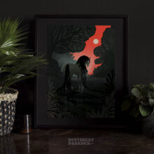 Kelpie by Buttercat Paradox Art print of Kelpie, a mythological shape-shifting horse.