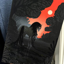 Kelpie by Buttercat Paradox Art print of Kelpie, a mythological shape-shifting horse.